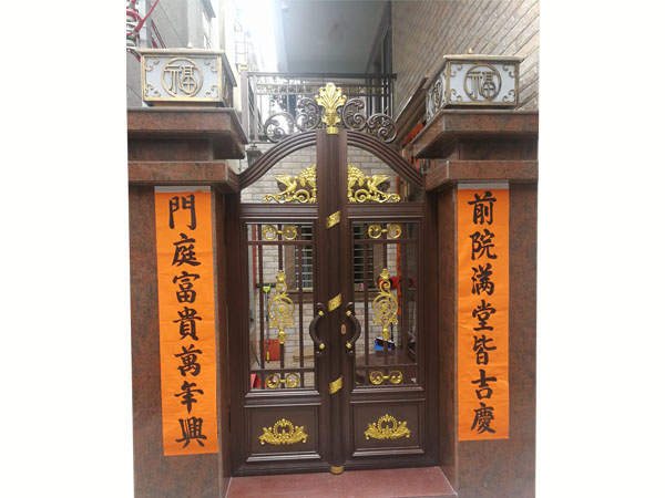 自建房小型鋁藝門  DJ-8015 自建房小型鋁藝門  DJ-8015