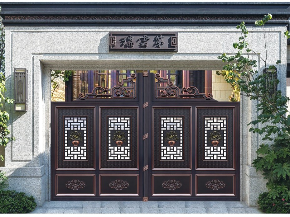 豪華中式鋁藝大門  DJ-20336 豪華中式鋁藝大門  DJ-20336