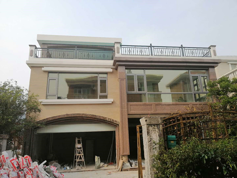 金源花園別墅客戶定制鋁藝護欄 金源花園別墅客戶定制鋁藝護欄